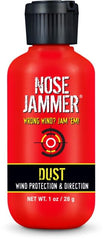 Nose Jammer Dust bottle 1oz ready for field use to reduce scent detection.