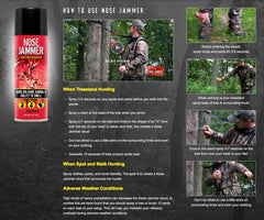 Nose Jammer Gear-N-Rear wipes provide quick field scent touch-ups.