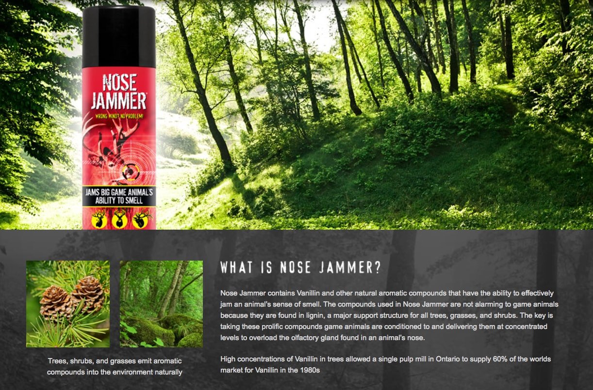 Nose Jammer hunting body wash and shampoo cleanses and reduces scent in the field.