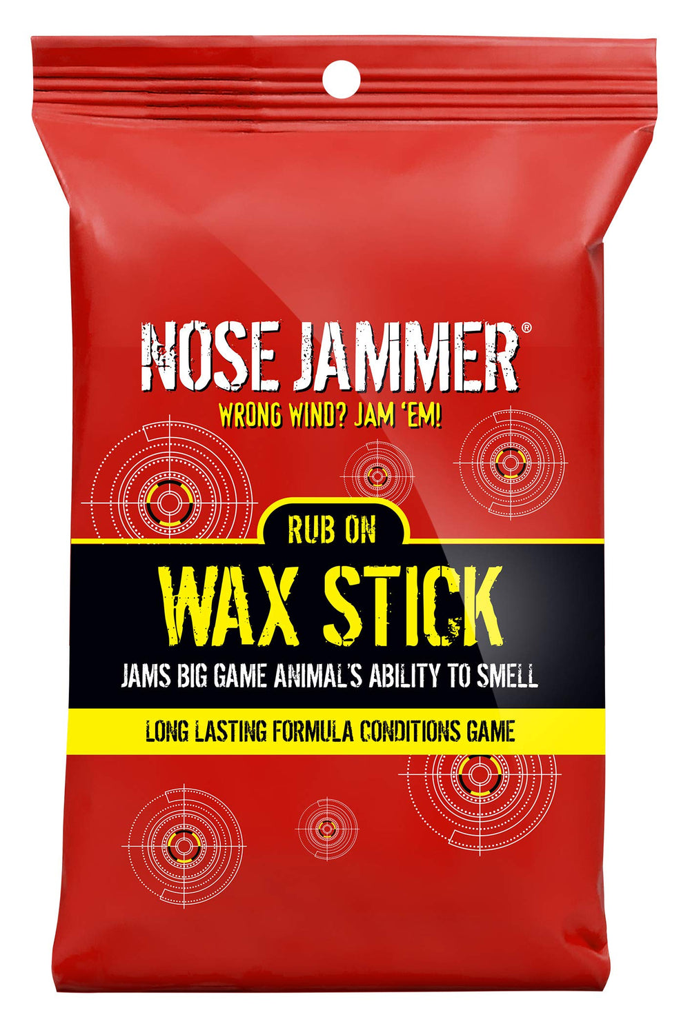 Nose Jammer wax on boot demonstrates field scent management