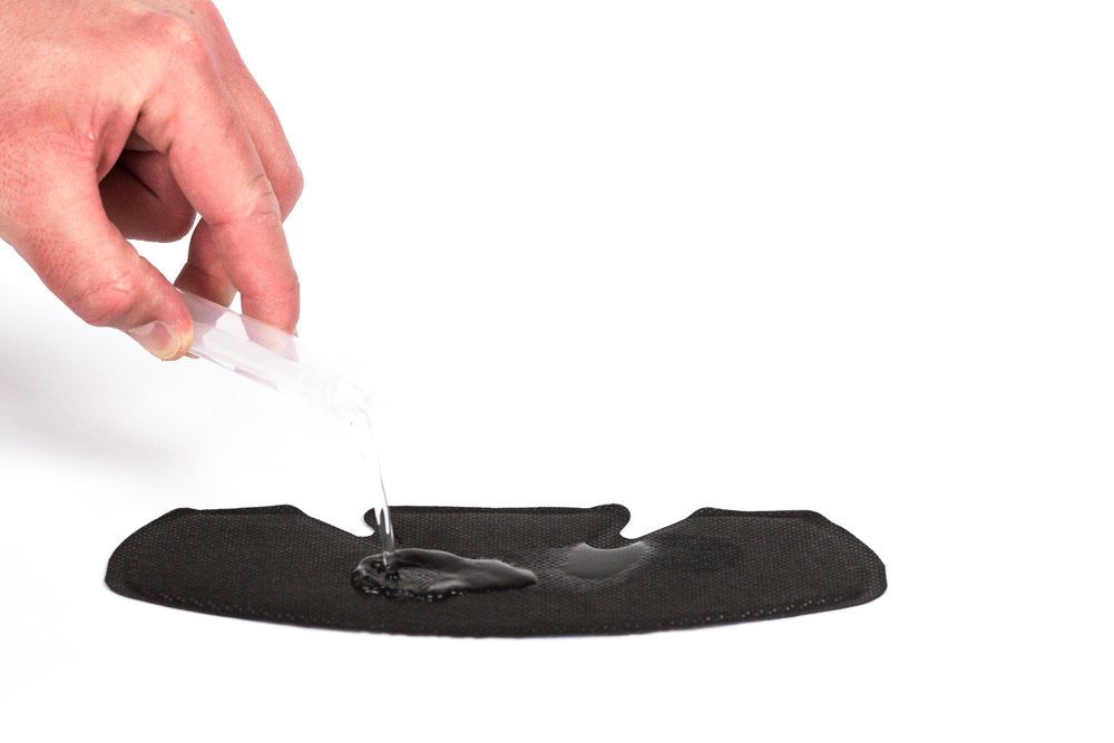 No Sweat 100% American made stamp on packaging emphasizes quality and domestic production.