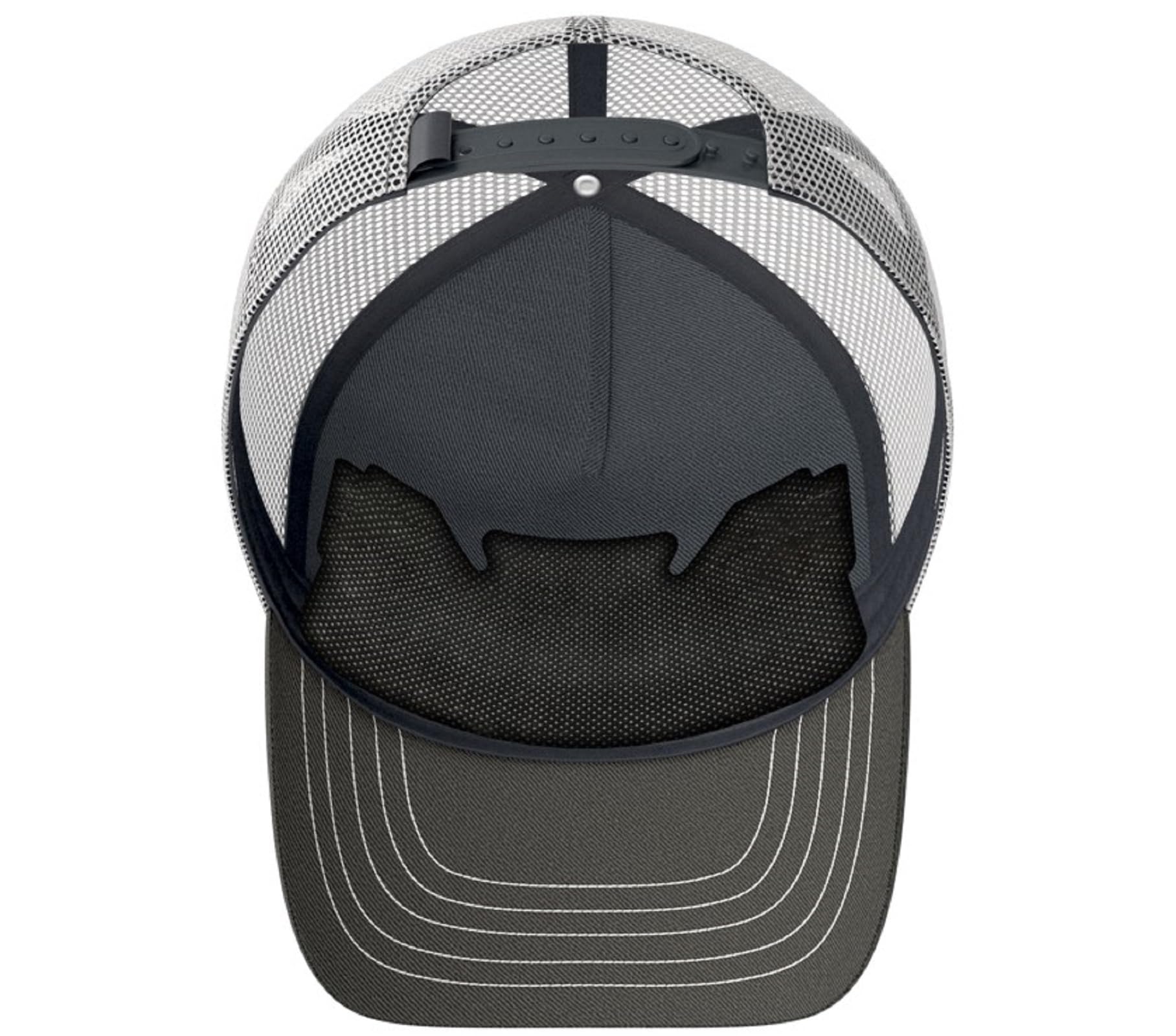 Disposable sweat liner sticks to hat interior