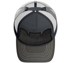 Disposable sweat liner sticks to hat interior