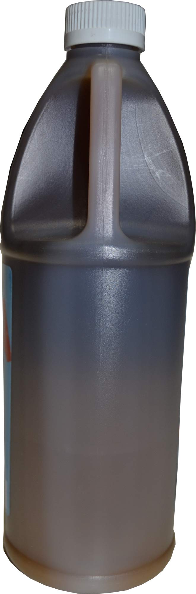 Not for human consumption label on oil container