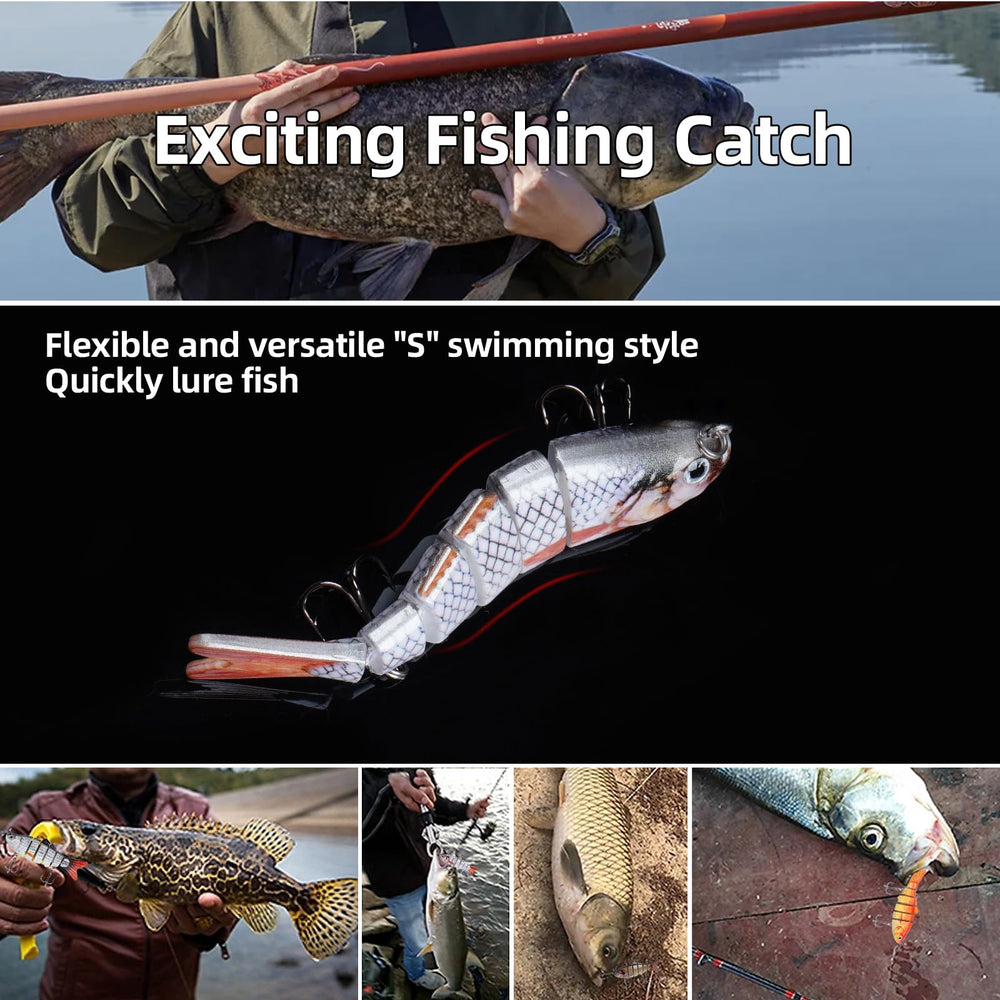6-segment jointed body design of Notakia swimbait