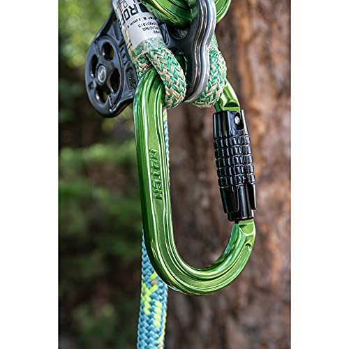 Compact Notch carabiner size and weight for portable setups