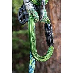 Compact Notch carabiner size and weight for portable setups