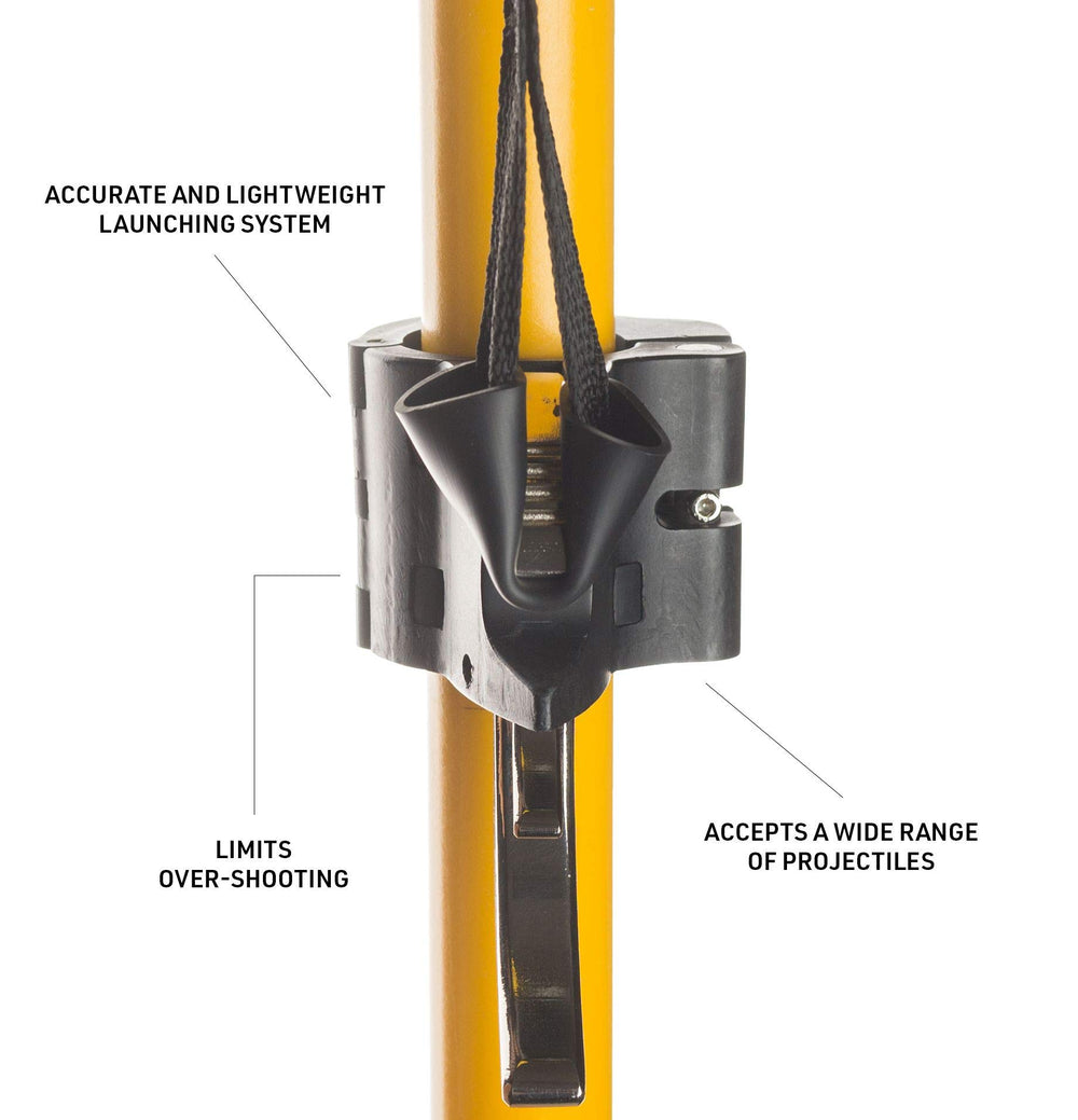 Notch Big Shot Trigger adjustable position along pole for power tuning.