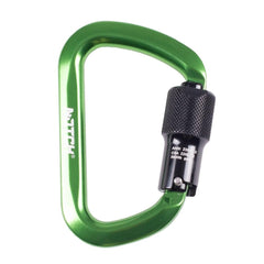 Notch D3600 twist-lock gate view showing wide 0.98 inch opening for quick clipping.