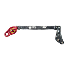 Notch Flow aluminum body with chamfered edges enhances rope-friendly handling.