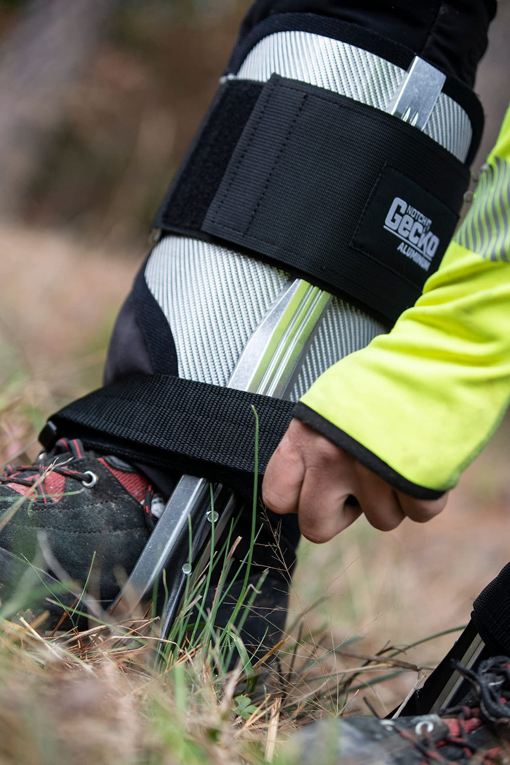 Notch Gecko 2.0 climbers with ergonomic grip for comfortable handling.