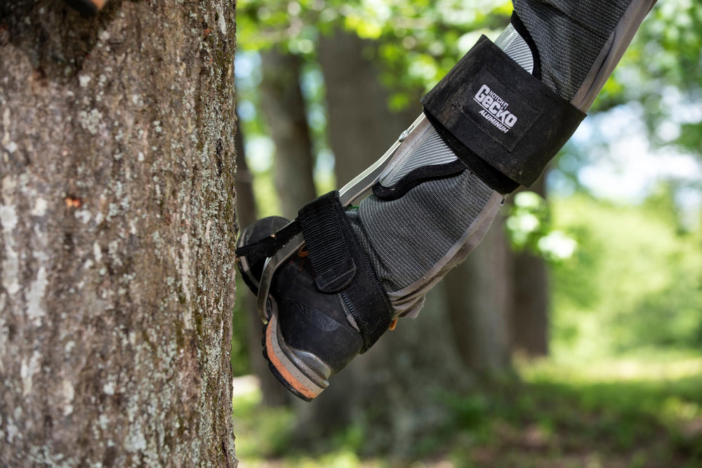 Notch Gecko 2.0 climbers with secure attachment points on gear