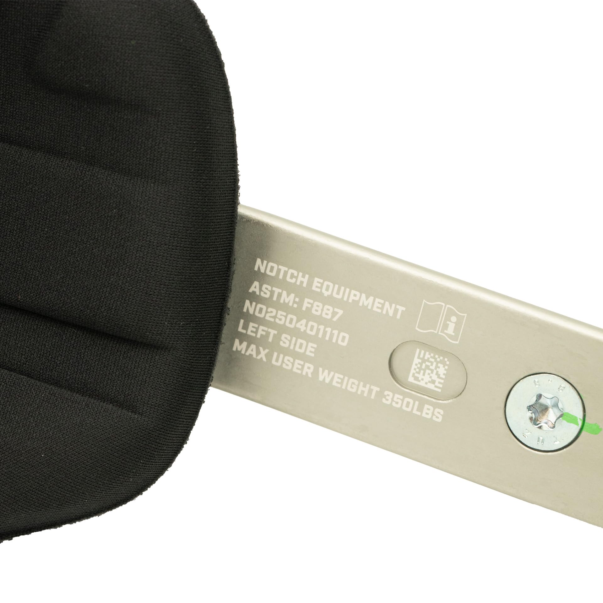 Notch Gecko data matrix enables traceability of gear
