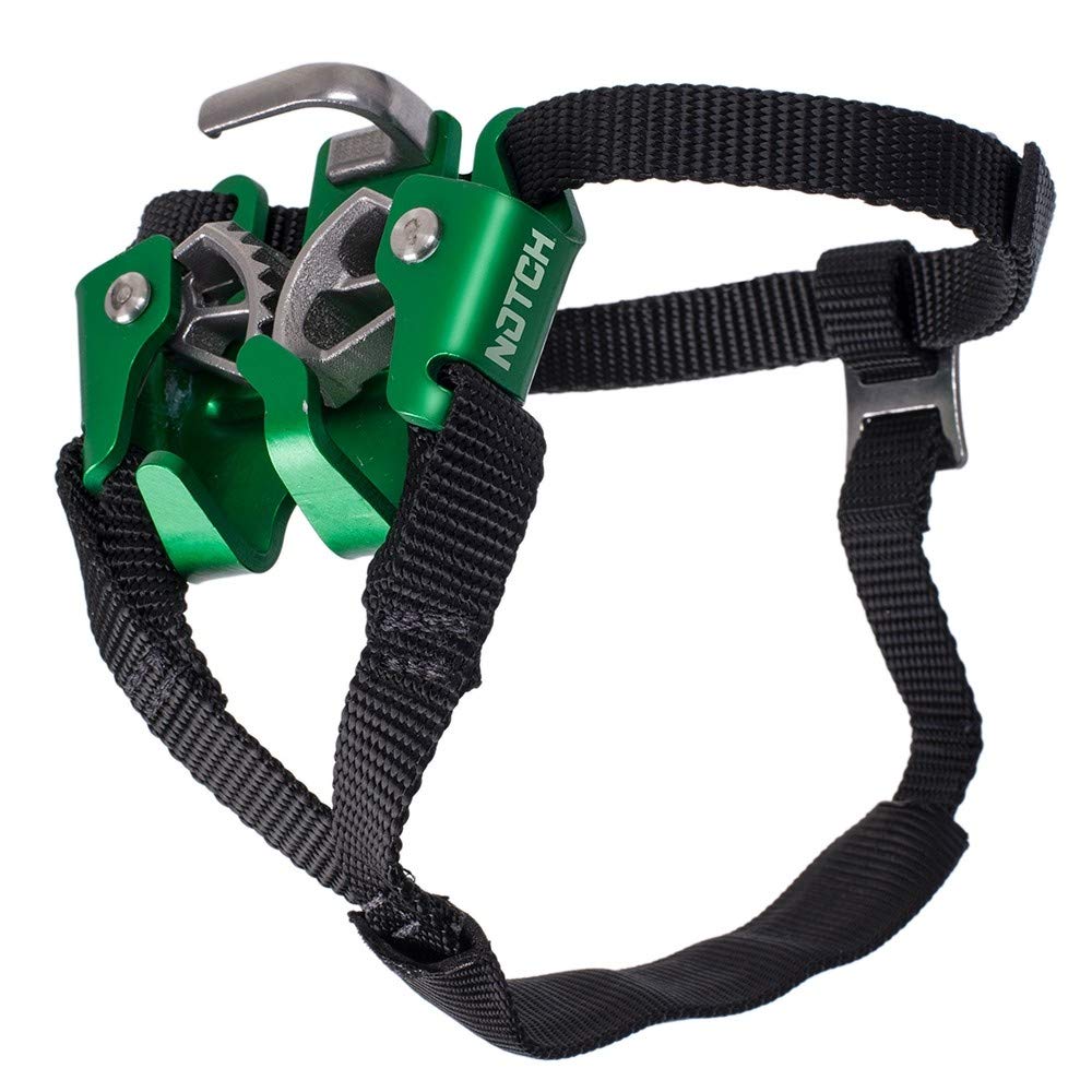 Notch Jet Step dual cam close-up shows reduced spring tension for smoother rope handling.