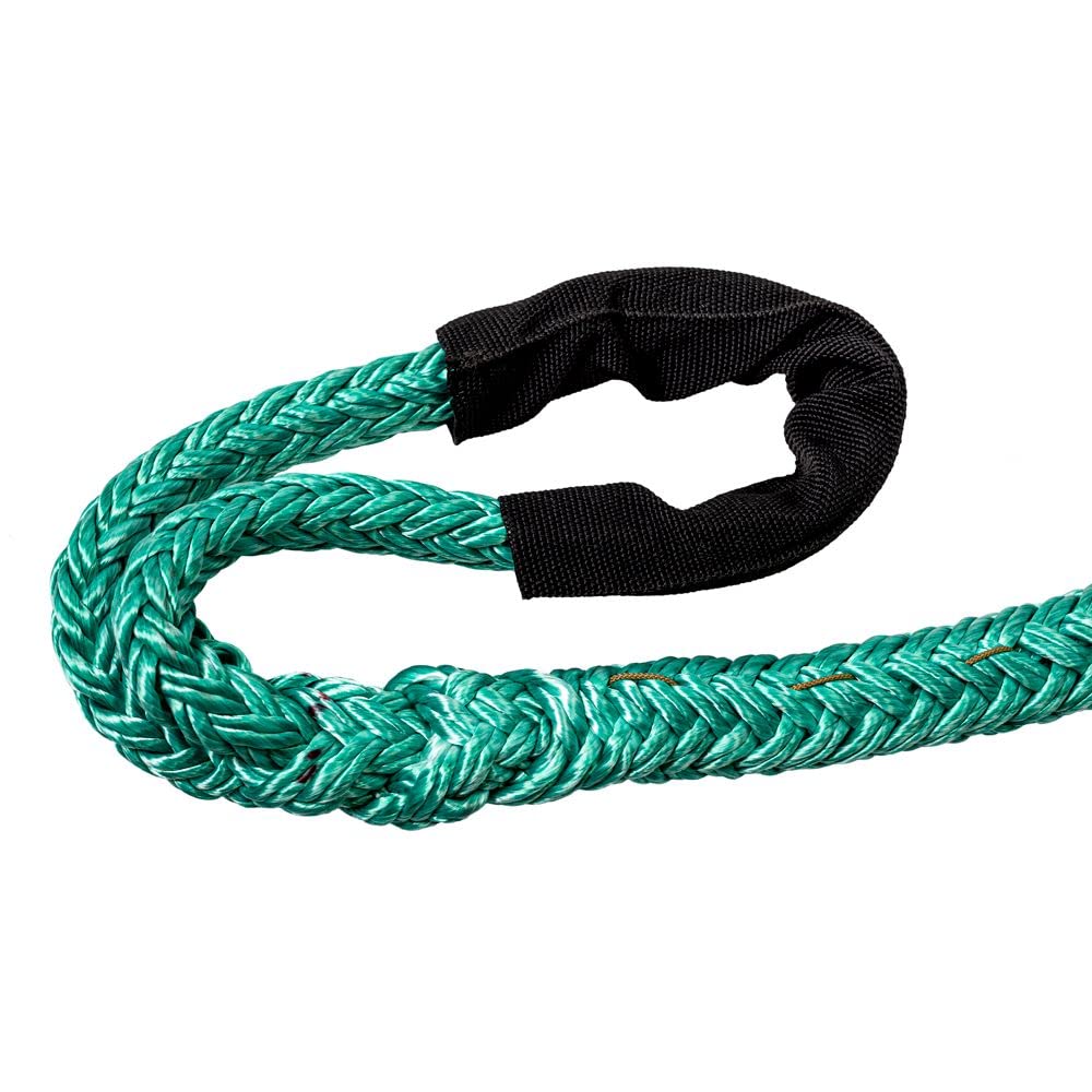 Notch Rope Logic Ultra Sling attached to a lowering device for stable anchoring