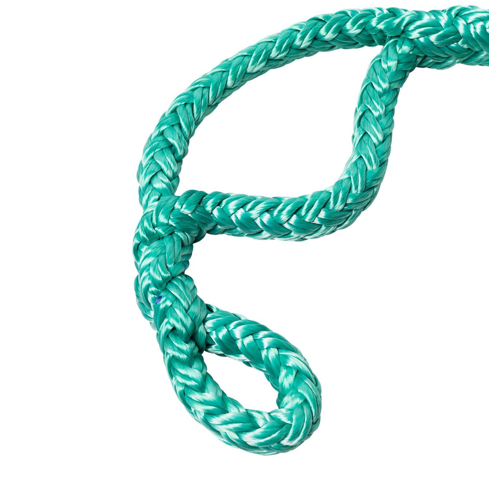 Notch Rope Logic Ultra Sling highlighting 21,000 lbs tensile strength and 2,100 lbs WLL