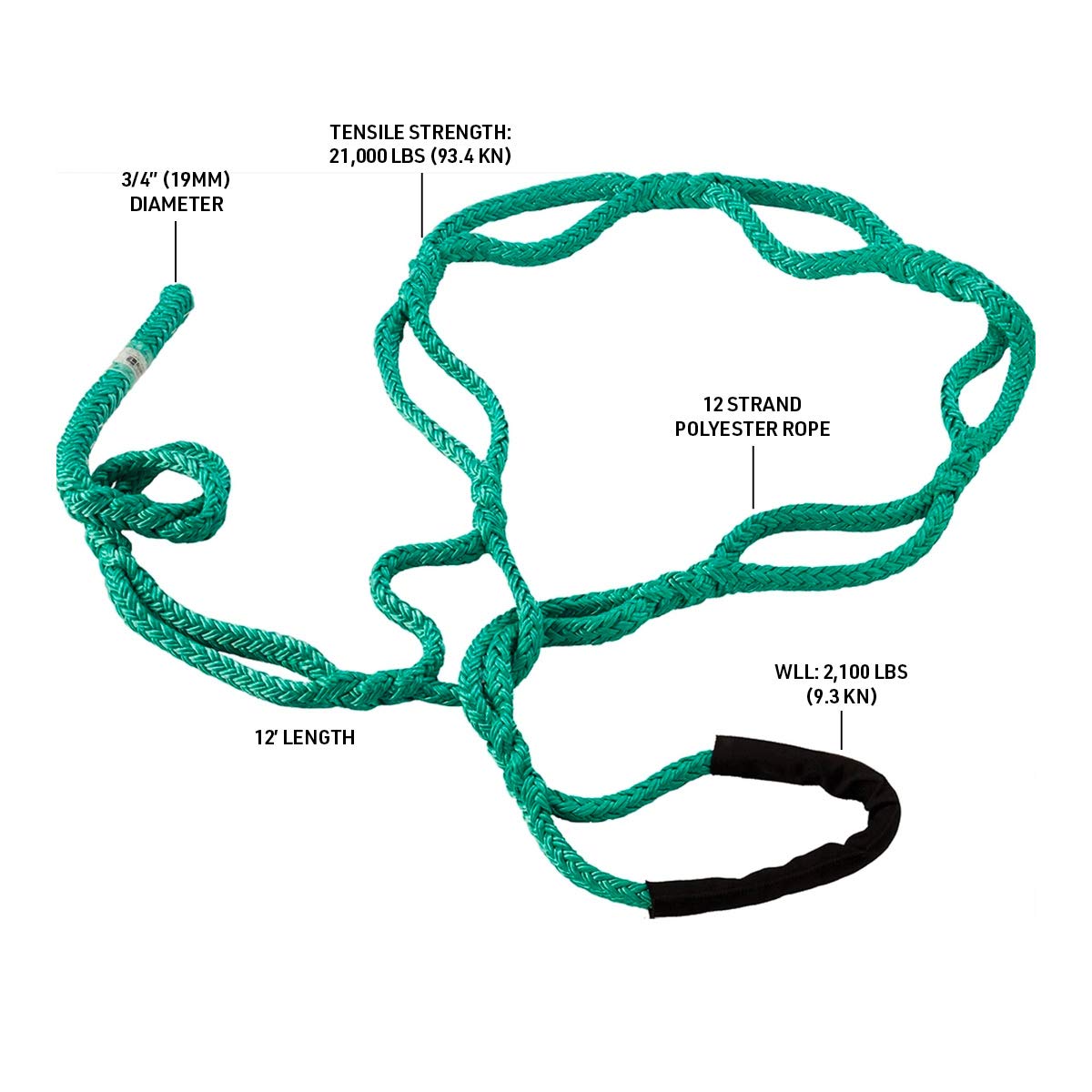 Notch Rope Logic Ultra Sling passes through a pocket to secure a lowering device