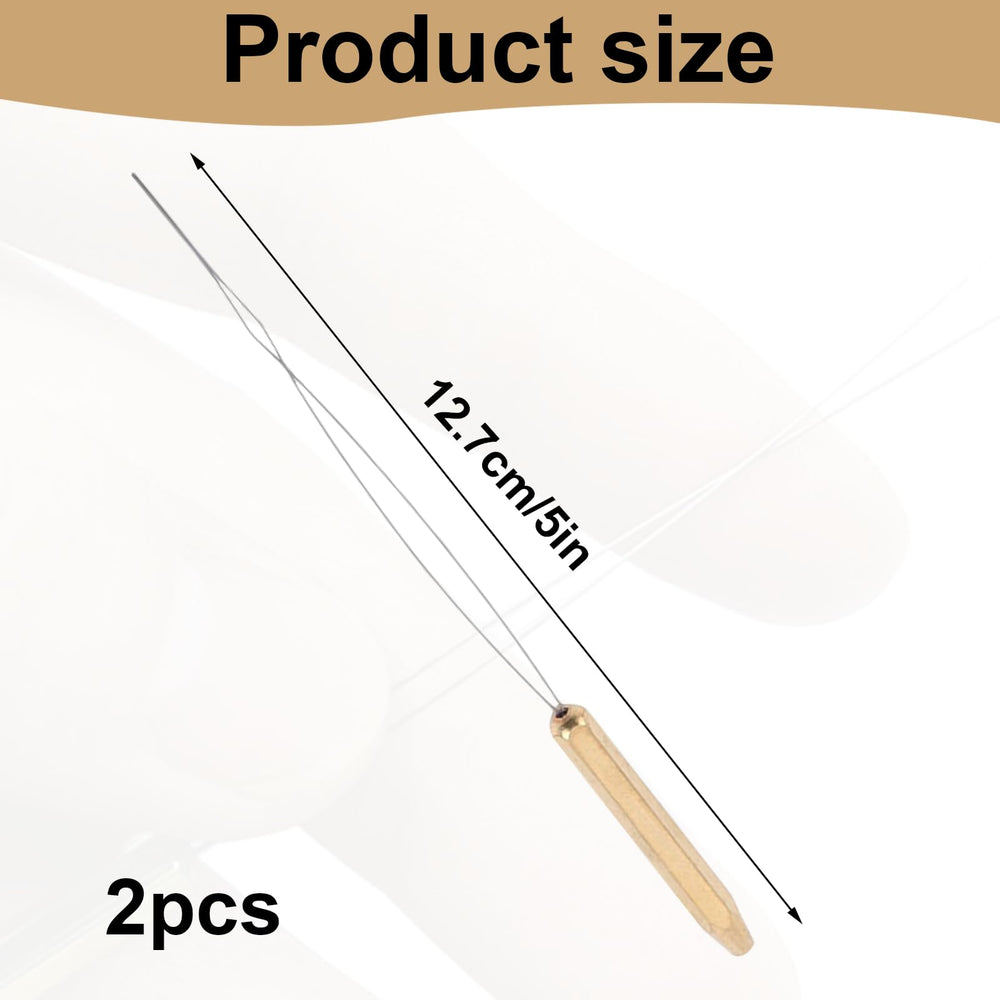 Two piece bobbin threader tools in pack