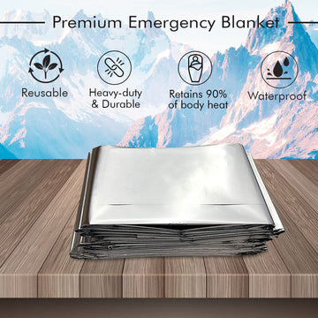 NOVAMEDIC lightweight compact blanket fits backpacks without adding bulk.