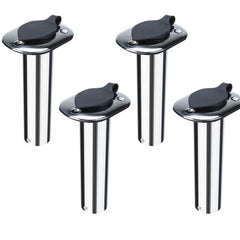 NovelBee 4pcs boat rod holders set on mount showing organized deck space and accessibility