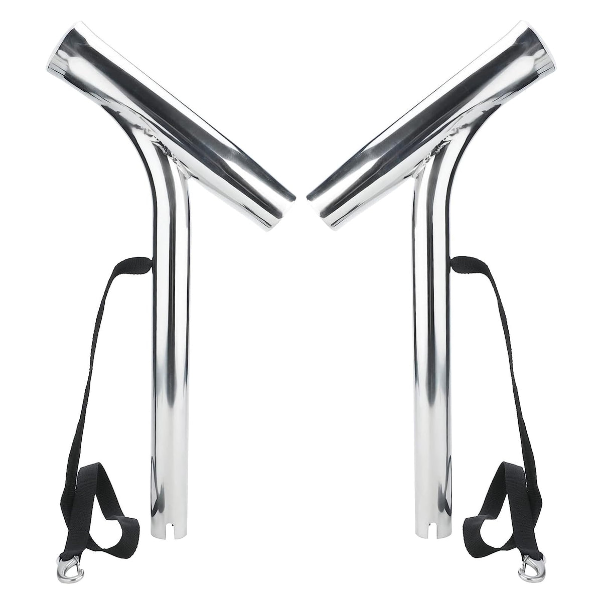 NovelBee outrigger rod holder, 14 inches tall, for stable boat mounting.
