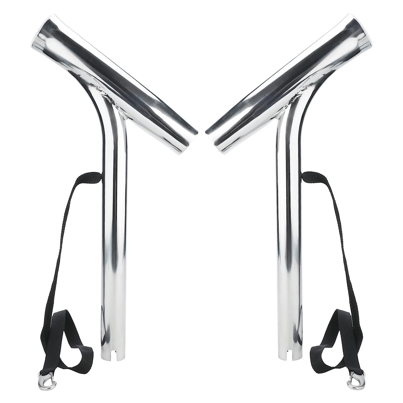 NovelBee outrigger rod holder, 14 inches tall, for stable boat mounting.