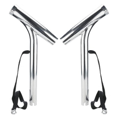 NovelBee outrigger rod holder, 14 inches tall, for stable boat mounting.