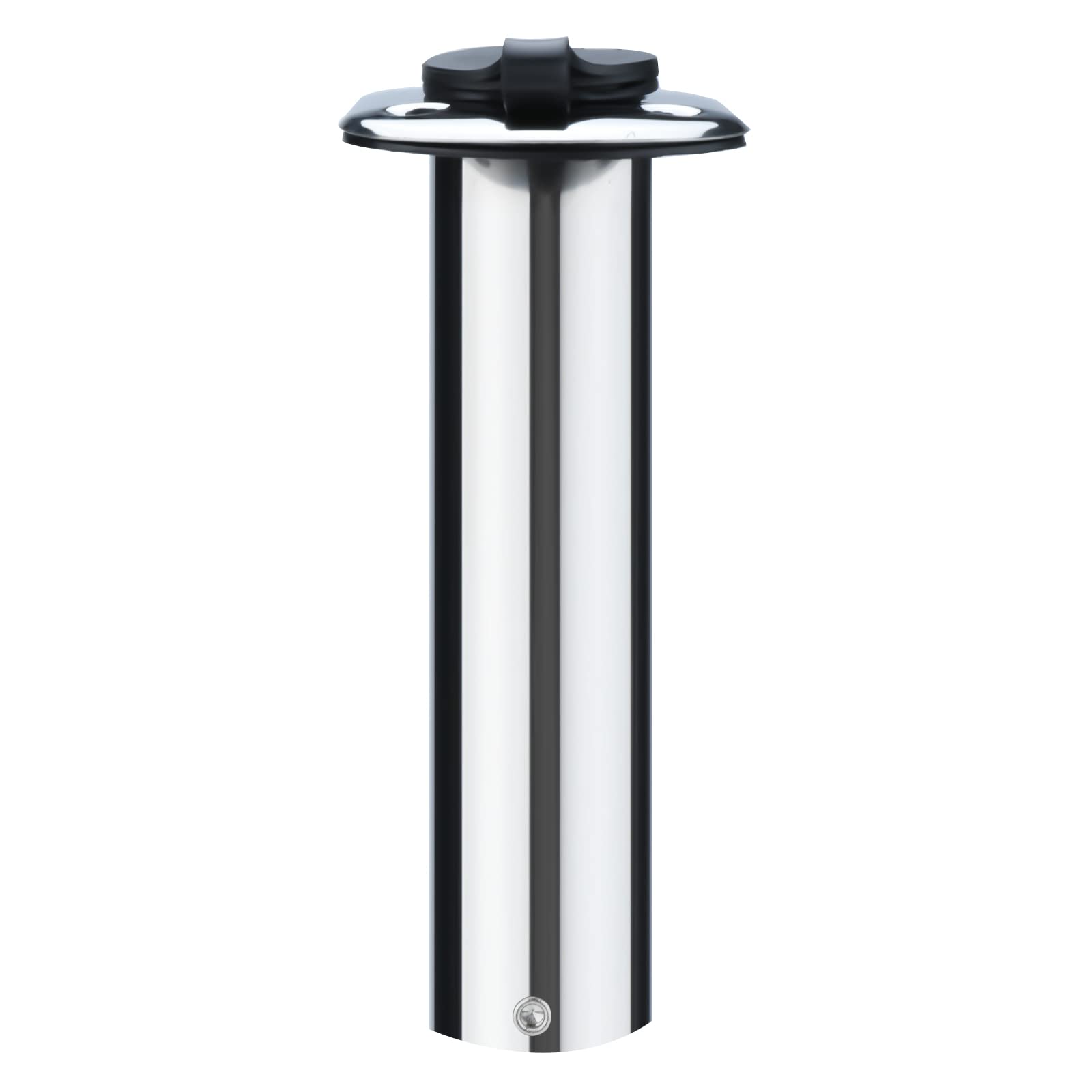 Rubber insert with cap protects rod butt and prevents water entry