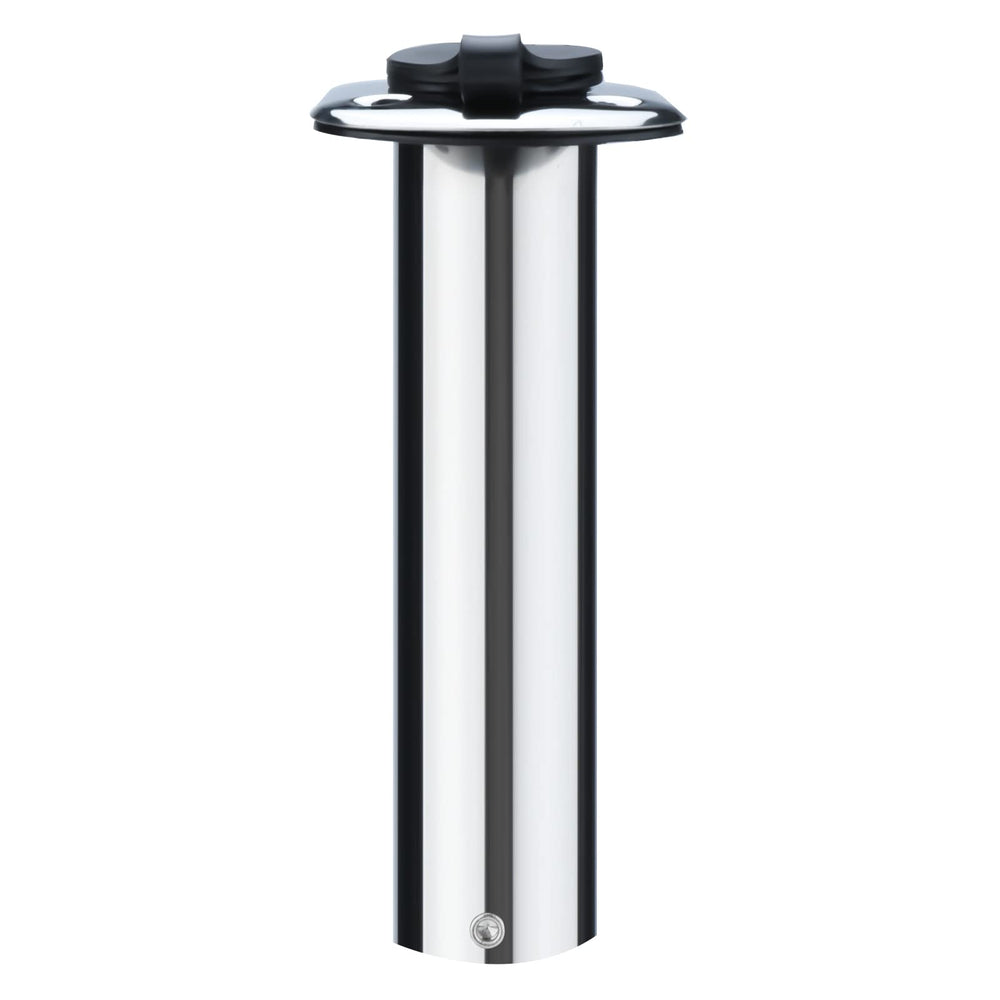 Rubber insert with cap protects rod butt and prevents water entry