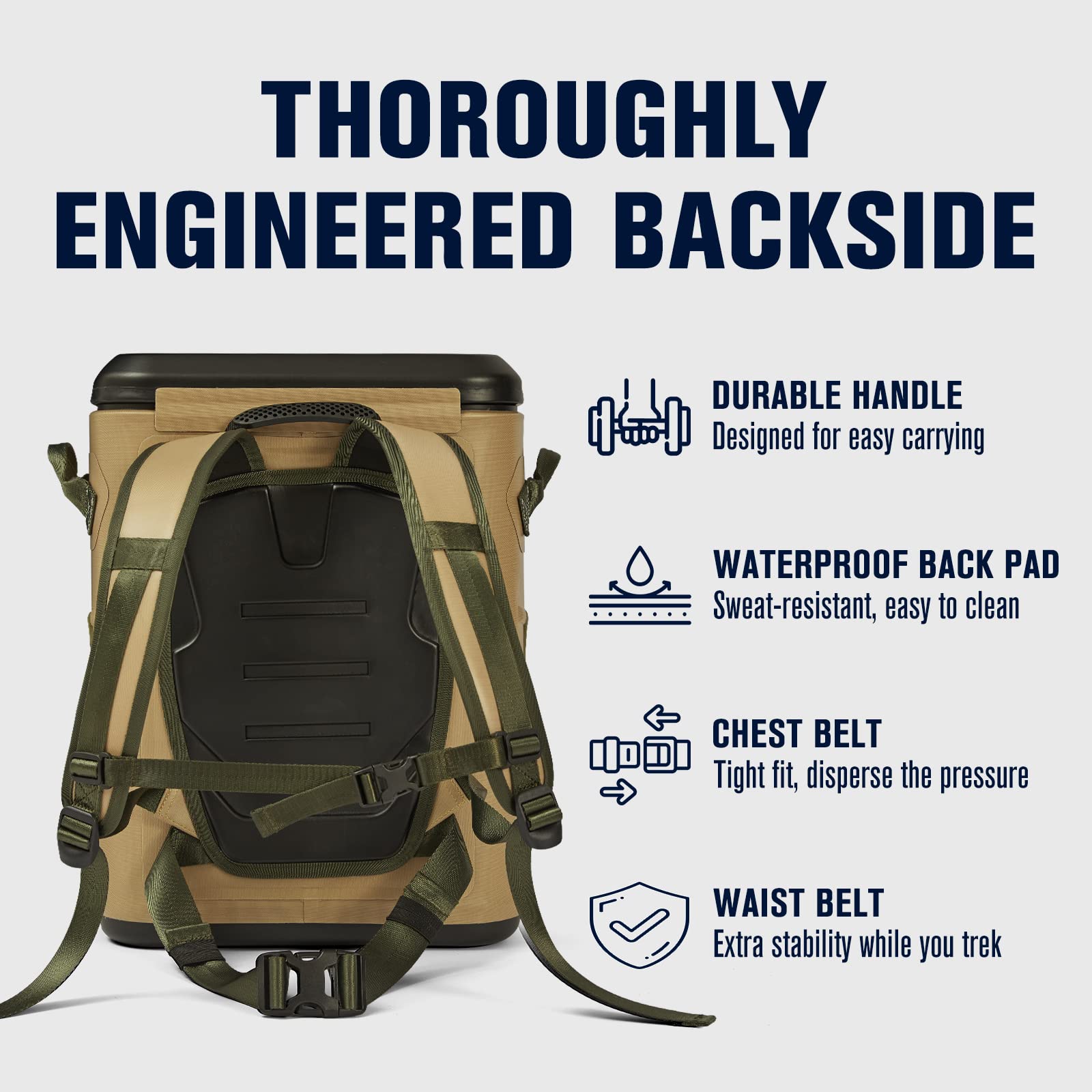 Novoto cooler packed for kayak trips keeping drinks cold on the water