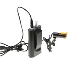 NSKI 5W lamp with belt clip provides hands free lighting for camping