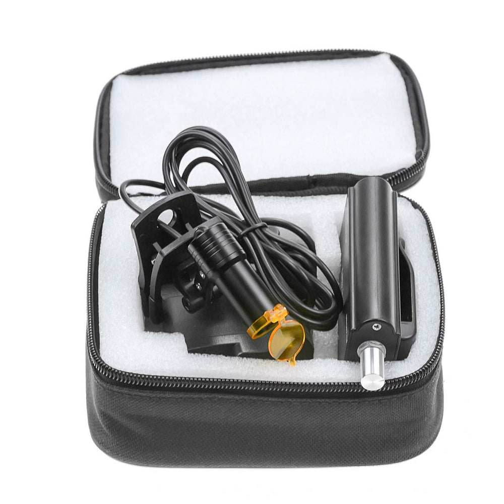 NSKI 5W lamp clip closeup highlights the secure belt clip