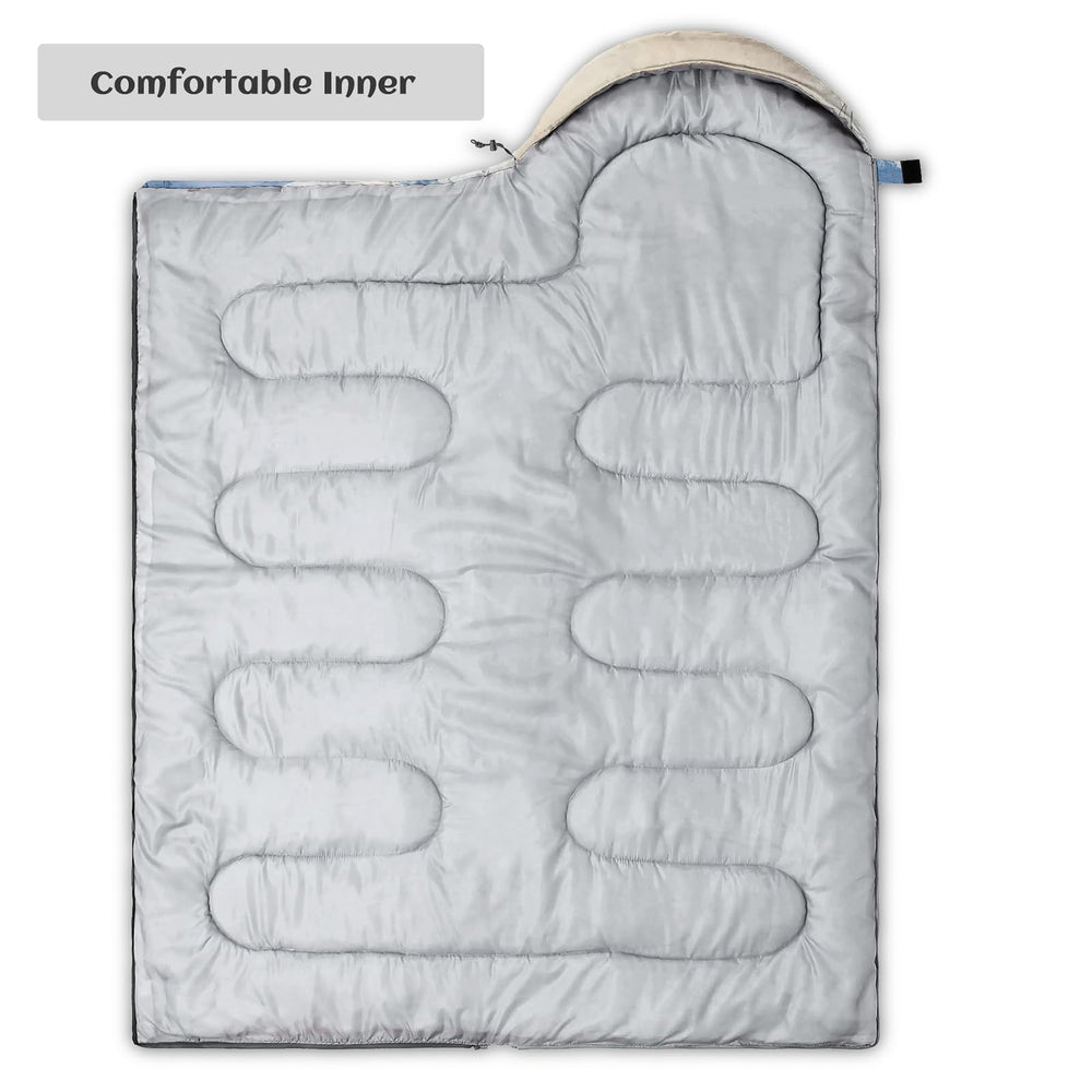 Nttopship sleeping bag 3d printing inspired shell pattern highlights insulation