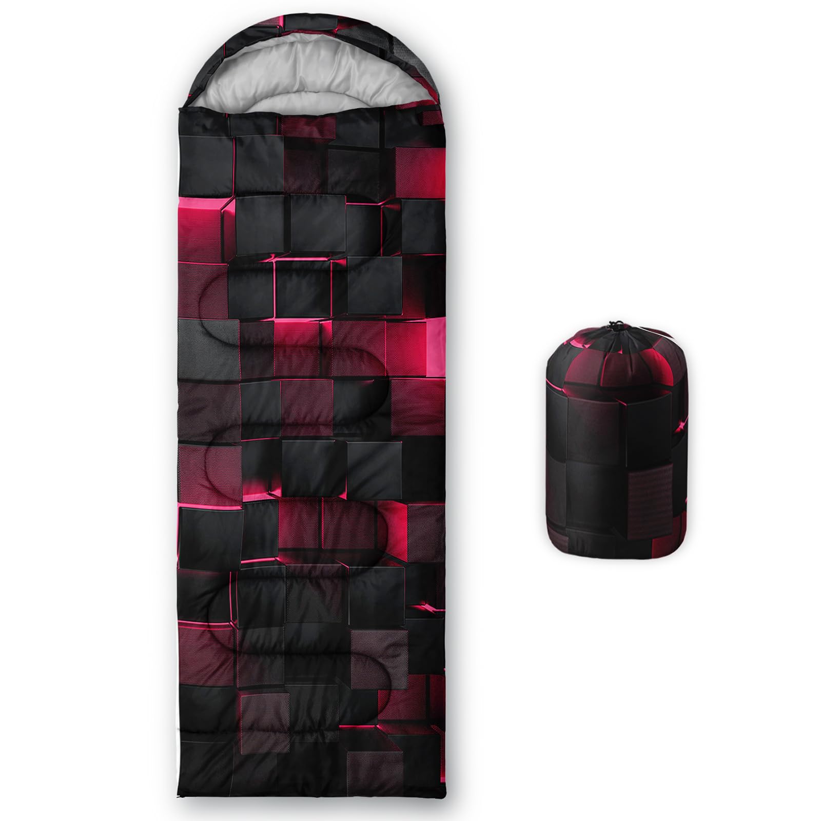 Nttopship sleeping bag all-seasons zipper closeup showing easy adjustment