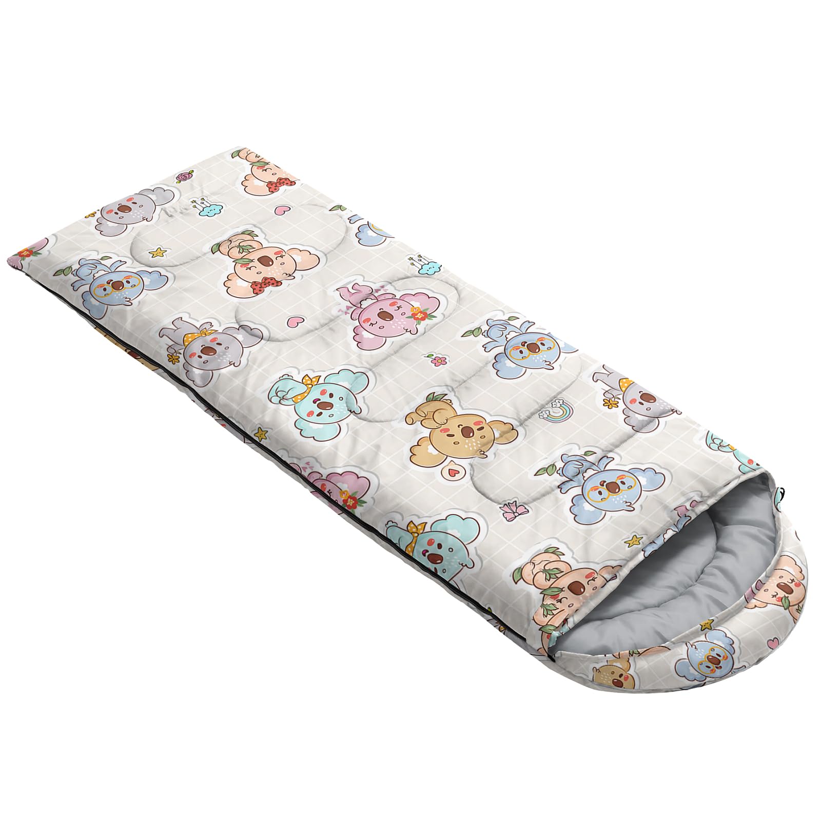 Nttopship sleeping bag care-cleaning shows wipe-clean shell and machine washable fabric.