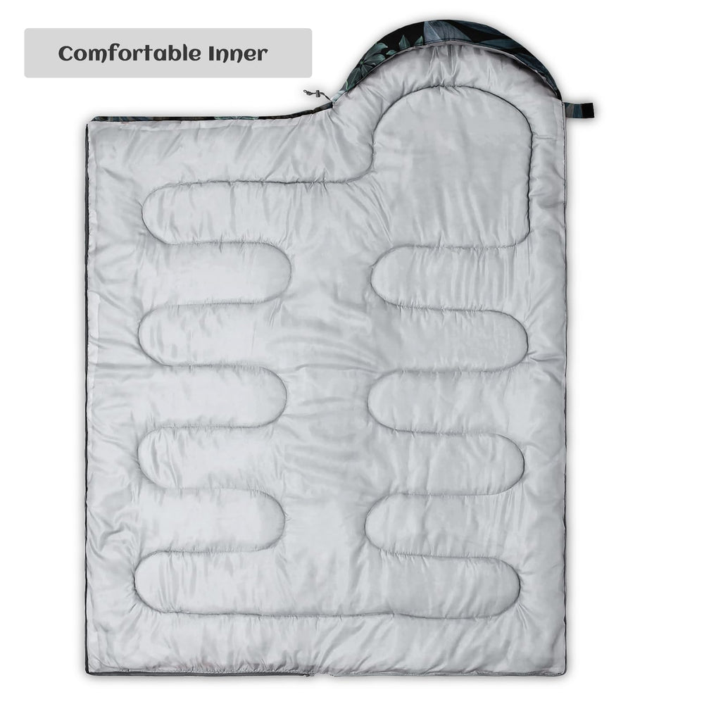 Nttopship sleeping bag dimensions 31.5x90.5 inches for versatile use.