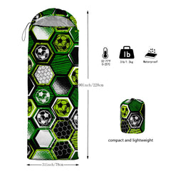 NTTopship sleeping bag dual zippers with foot venting for adjustable warmth
