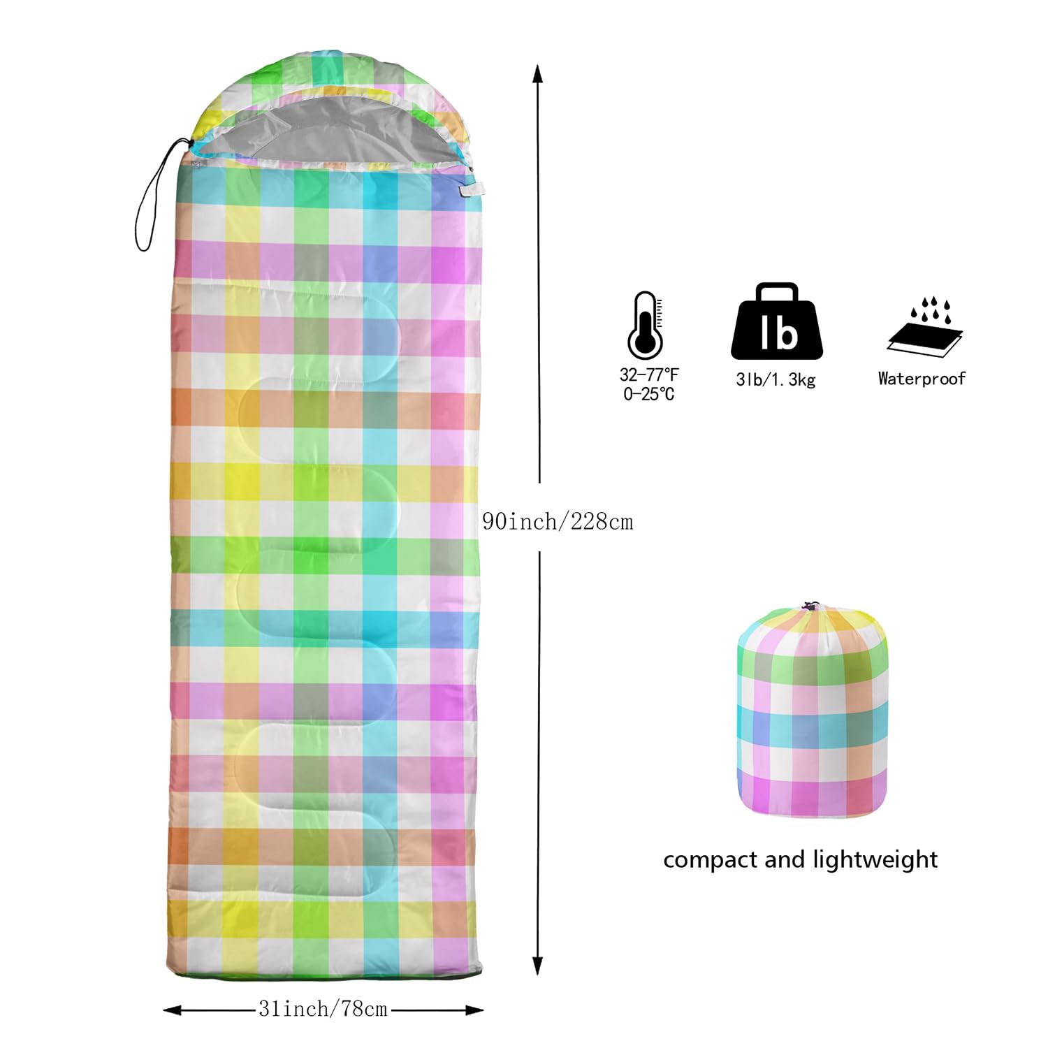 Nttopship sleeping bag wipe-clean exterior for quick maintenance after muddy adventures.