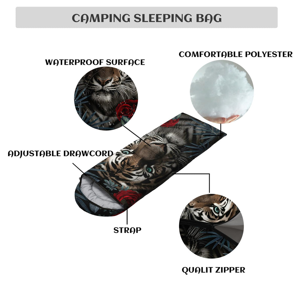 Nttopship sleeping bag easy-clean and portable with included travel bag.