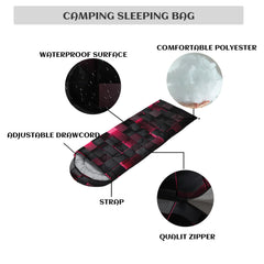 Nttopship sleeping bag microfiber insulation for nighttime warmth