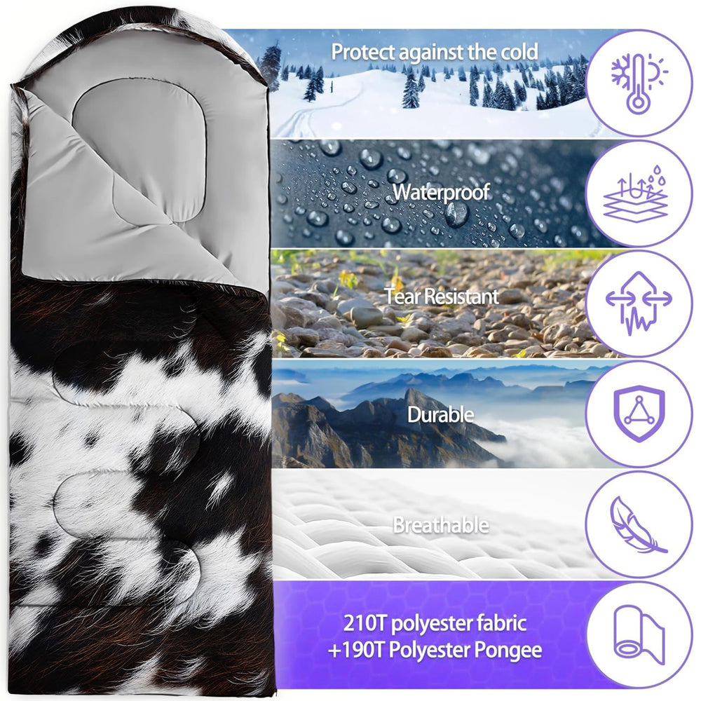 Nttopship sleeping bag packed in compression bag for easy travel