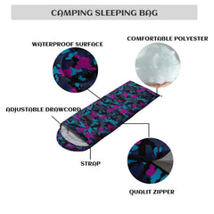 Nttopship sleeping bag waterproof shell shields damp campsite conditions.
