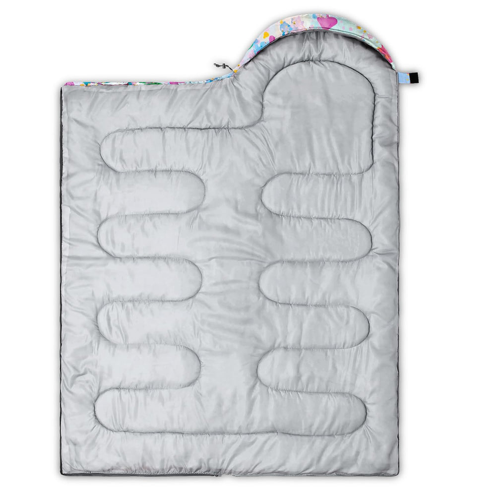 Nttopship sleeping bag zipper detail shows snag-free double zippers