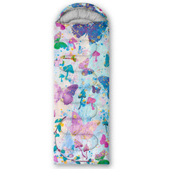 Nttopship sleeping bag rolled up showing portability and compact size