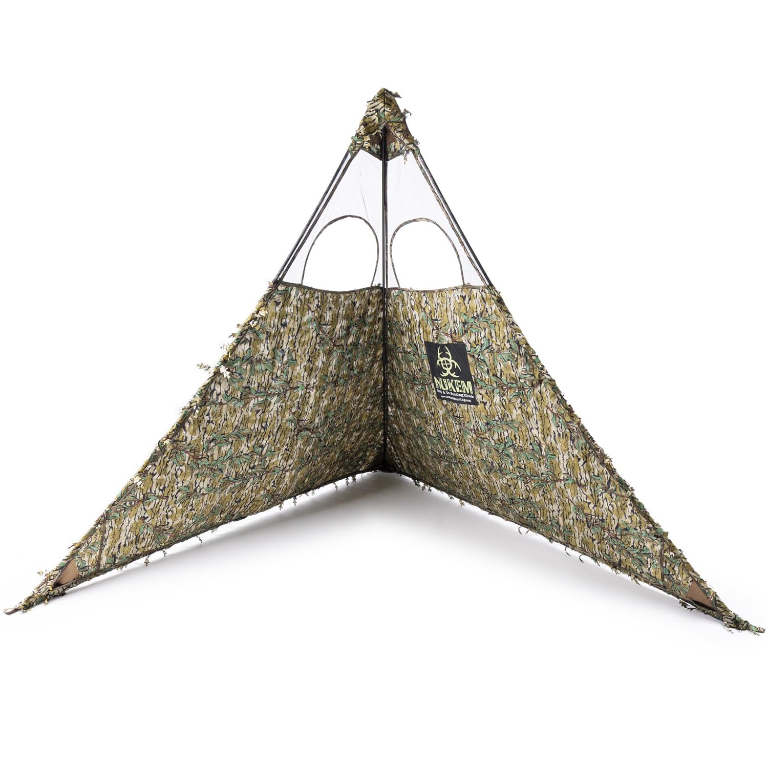Nukem Grab & Go blind weighs 3 pounds, ideal for lightweight backpack hunts.