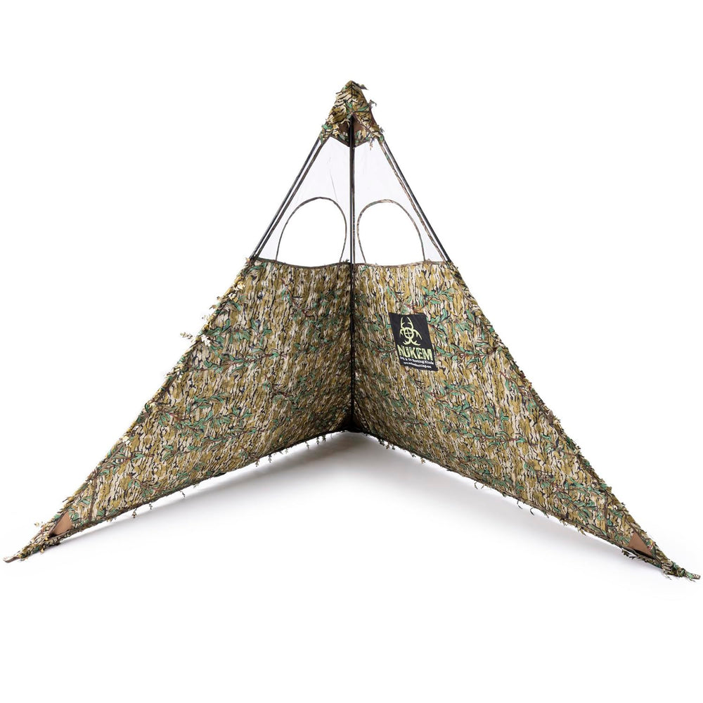 Nukem Grab & Go blind weighs 3 pounds, ideal for lightweight backpack hunts.