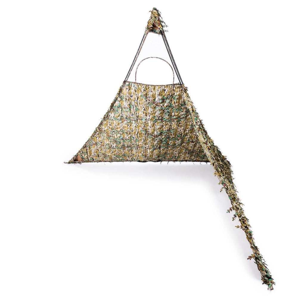 Nukem Grab & Go blind shows adjustable height for versatile field positions.
