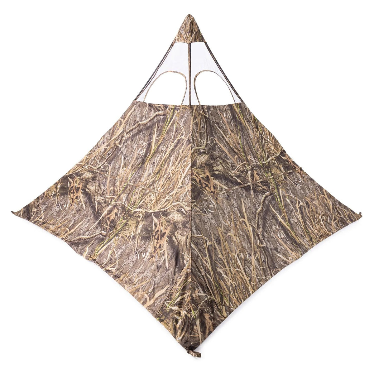 Nukem Grab & Go blind in Mossy Oak Habitat for stealth hunting concealment