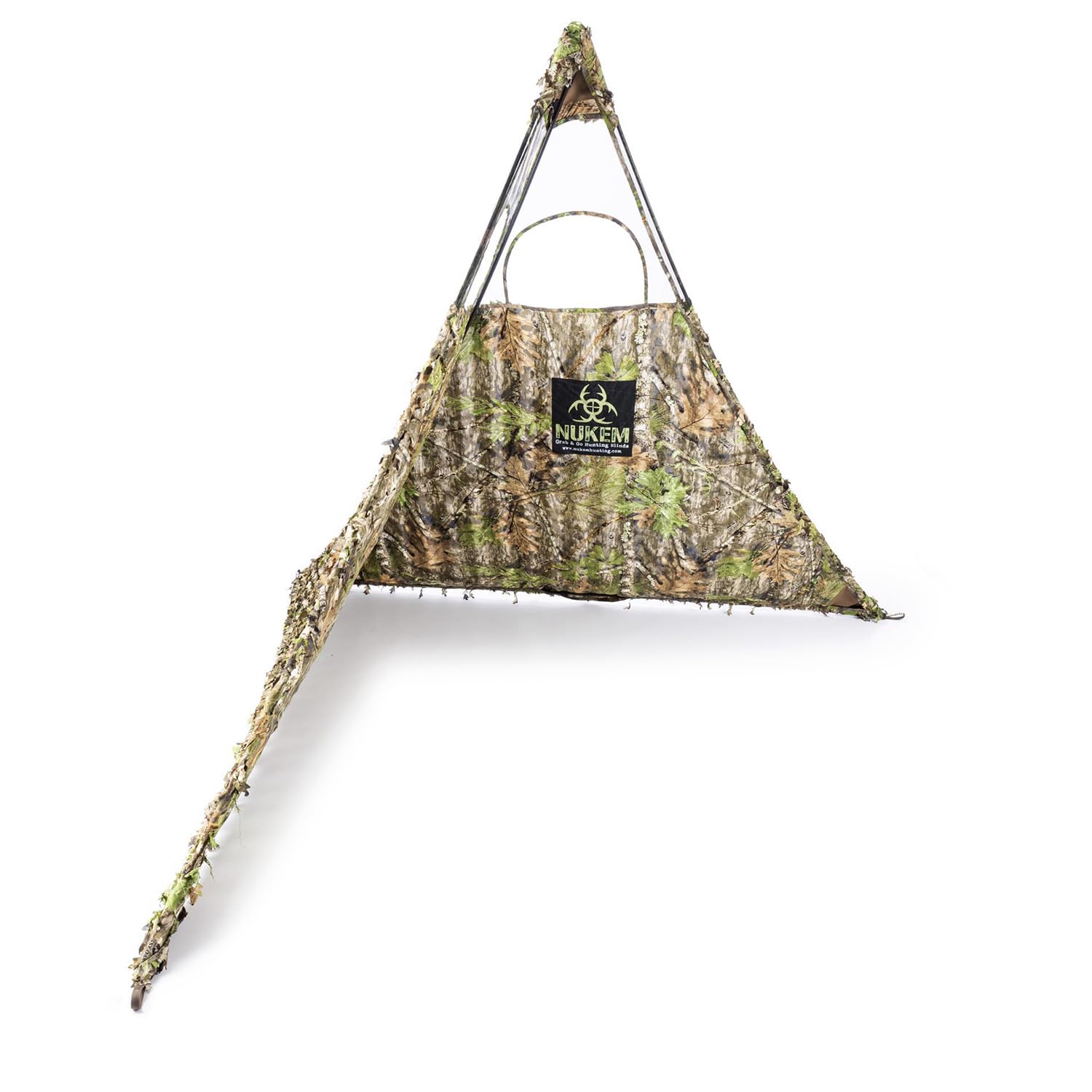 Nukem Grab & Go blind stake-free setup enables silent relocation