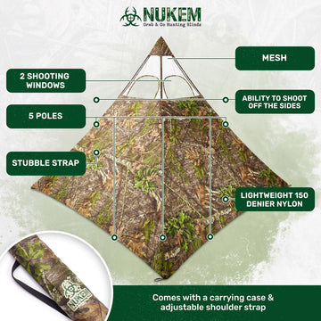 Nukem Grab & Go packable compactness for backpack hunts